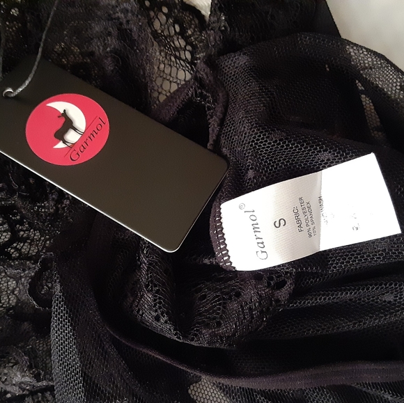 Teddy Lingerie Lace Bodysuit Deep V Neck Mesh Body Suits Teddy Lingerie Holiday - Picture 7 of 8